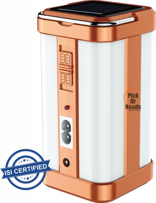 Pick Ur Needs Rocklight 4 Tube 360 Degree Extra Bright Emergency Light 6 hrs Lantern Emergency Light(Copper)