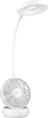 PHILIPS ANEMO 5W Rechargeable LED Table Lamp with backup upto 2.5 hrs Lantern Emergency Light(White)