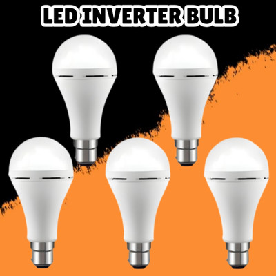 SYARA 15W Emergency Inverter Bulb, Rechargeable Emergency Led Bulb For Power CutsBV477 4 hrs Bulb Emergency Light(White)