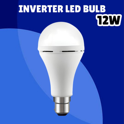 SACRO (Emergency Inverter Blub) charging 12W LED Bulb for Extended Lighting_Pack_1W106 4 hrs Bulb Emergency Light(White)