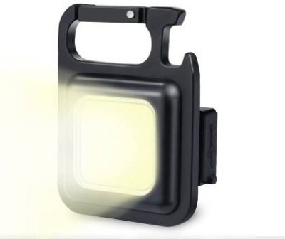 KAVANA Keychain Mini LED Rechargeable Flashlight (Pack Of 1) 4 hrs Torch Emergency Light(Black)