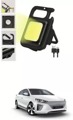 BSVR Portable LED Keychain Flashlight Rechargeable 4 Modes With Bottle Opener 539 6 hrs Torch Emergency Light(Black)