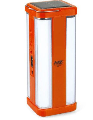 MZ M274-RECHARGEABLE LED SOLAR LAMP-8W with 2200mAh Battery, 80 SMD Bright Light 4 hrs Flood Lamp Emergency Light(Orange)