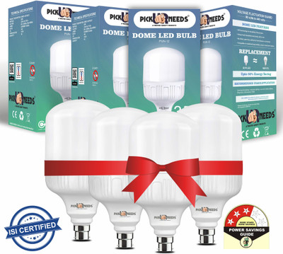 Make Ur Wish 35 W Basic Round B22 D LED Bulb(White, Pack of 4)