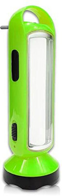 GLOWISH SUPER BRIGHT TWIN LIGHT OPTION WITH INBUILT CHARGER TORCH+EMERGENCY LIGHT 2 hrs Torch Emergency Light(Green)