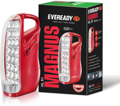 EVEREADY HL 51 14 hrs Lantern Emergency Light(Red)