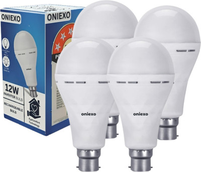 ONIEXO Automatic Charging 12W Emergency LED Bulb-023 4 hrs Bulb Emergency Light(White)