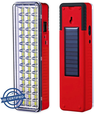 Pick Ur Needs High Quality 42 Led Extra� Bright Light With Solar Charging 6 hrs Flood Lamp Emergency Light(Red)