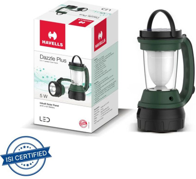HAVELLS Dazzle Plus Lantern Torch 5W 5 hrs Lantern Emergency Light(Green, Black)