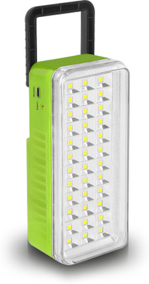 24 ENERGY Hi-Bright LED Light with Android Charging Rechargeable 2 hrs Lantern Emergency Light(Green)