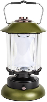 ElevenKart 6602 Rechargeable Camping & Home Lantern 7 hrs Lantern Emergency Light(Olive Green, Brown)