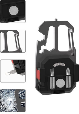 Xydrozen Multifunctional LED Work Light Keychain 5 hrs Torch Emergency Light(Multicolor)