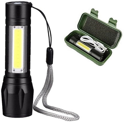 NKL Metal High quality LED Flashlight ,Super Bright ,Waterproof 3 Light Modes 130 6 hrs Torch Emergency Light(Black)