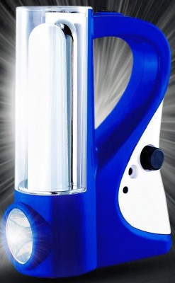 iDOLESHOP Portable High Power Tube Plus 3 Watt Led Torch Rechargeable Emergency Light 6 hrs Lantern Emergency Light(Multicolor)