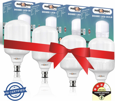 Pick Ur Needs 35 W Basic Round B22 D LED Bulb(White, Pack of 4)