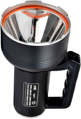MZ M977-RECHARGEABLE EMERGENCY LIGHT-White Laser LED 350W 12 hrs Torch Emergency Light(Black)
