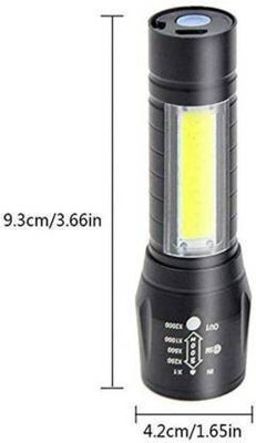 VR Bright Lite Emergency ( Green Torch) 3 In 1 Modes Torch,-VR603 5 hrs Torch Emergency Light(Black)