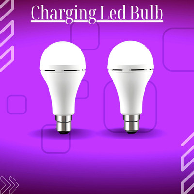 FRONY Rechargeable Emergency Bulb Inverter Bulb for home 4Hr battery backup_Pack4 H46 3 hrs Bulb Emergency Light(White)