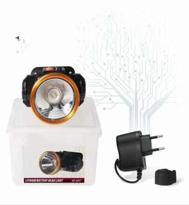 VR Bright Lite Kg-6807 Z Head Troch 50W-VR385 5 hrs Torch Emergency Light(Black)