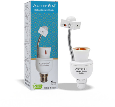 auto-on Light Sensor Fixture (0.3 Watts) (Convert any Bulb to Automatic) 0.1 hrs Bulb Emergency Light(White, Blue)