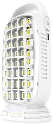GLOWISH RECHRGEABLE SUPER BRIGHT HIGH BRIGHTNESS 40 SMD LED LANTERN 2 hrs Lantern Emergency Light(White)