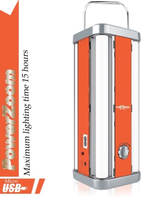 Make Ur Wish Emergency Light 4 Side Tube with Extra Bright Light with USB Mobile Charging. 12 hrs Lantern Emergency Light(Orange)