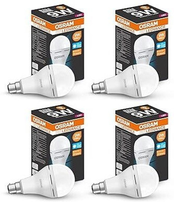 OSRAM Ledvance LED 9 Watt Rechargeable Inverter Bulb B22D 6500K (Cool White) 4 hrs Bulb Emergency Light(White)