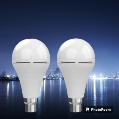 GUGGU 90S_Surya 2-Pack 12W Emergency LED Bulbs, Cool White 3 hrs Bulb Emergency Light(White)