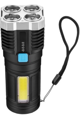 Wifton Outdoor Hiking Emergency Camping Climbing Running Riding LED Torch-Black 3 hrs Torch Emergency Light(Black)