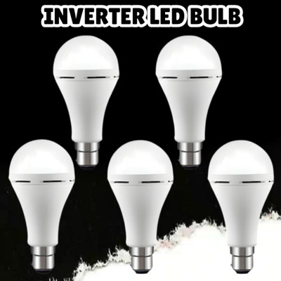 GUGGU (Emergency Inverter Blub) charging 12W LED Bulb for Extended Lighting_Pack_5T161 4 hrs Bulb Emergency Light(White)