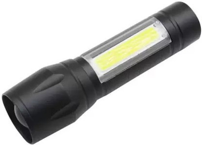 NKL Metal High quality LED Flashlight ,Super Bright ,Waterproof 3 Light Modes 288 6 hrs Torch Emergency Light(Black)