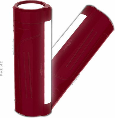 Daily Needs Shop Rechargeable Flashlight Mini Home Emergency Torch Light 25W Pack of 2 Torch(Red, 10 cm, Rechargeable)