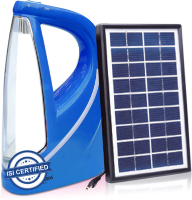 Pick Ur Needs Home Emergency Lantern Light With 9 V Solar Panel Charging 8 hrs Lantern Emergency Light(White With Solar)