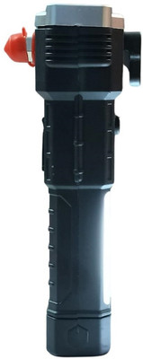 AKR Small LED Torch Rechargeable, 3Watts Super Bright Mini Torches 4 hrs Torch Emergency Light(Black)