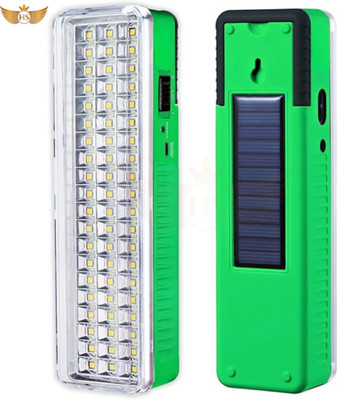 HASRU Solar Rechargeable hi-bright 60 led 12 hrs Flood Lamp Emergency Light(Green)