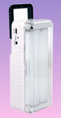 iDOLESHOP USB Solar-Led Tube Emergency Light_1250 4 hrs Lantern Emergency Light(White)