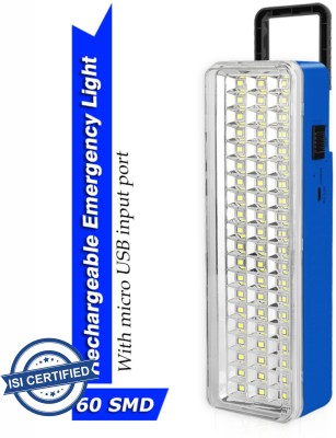 Make Ur Wish Rechargeable 60 Led High Bright Floor Lamp Light 6 hrs Lantern Emergency Light(Blue)