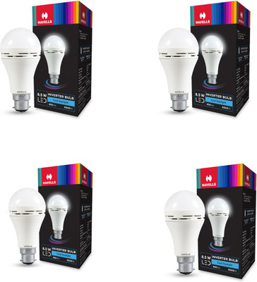 HAVELLS 8.5 w inverter bulb pack 4 4 hrs Bulb Emergency Light(White)