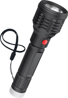 SebonCare 2 In 1 Light Mode Handy 50W Torch Light For Outdoor - Travel Usage_N1707 3 hrs Torch Emergency Light(Black)