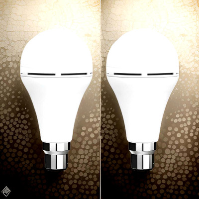FRONY Surya Emergency Bulb 12W Rechargeable LED Emergency Light_Pack of 2 MR210 4 hrs Bulb Emergency Light(White)