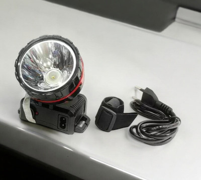 VR Bright Lite Rechargeable Emergency Light (AR_706_Torch_107) 10 hrs Torch Emergency Light(Black)
