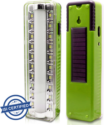 Pick Ur Needs Solar Led Emergency Charging Light 2 In 1 Tube+ Led Lamp 6 hrs Flood Lamp Emergency Light(Green)