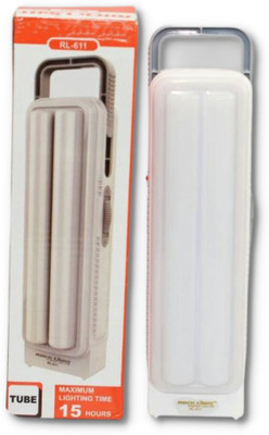 Sanjana Collections Two Tube 6 Hr Backup 6 hrs Lantern Emergency Light(White)