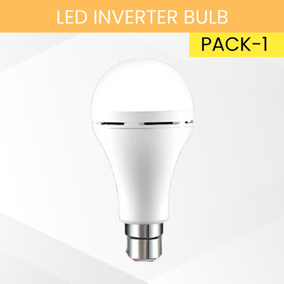 GUGGU 12W Emergency Inverter Bulb, Rechargeable Emergency Led Bulb For Power CutsI14 4 hrs Bulb Emergency Light(White)