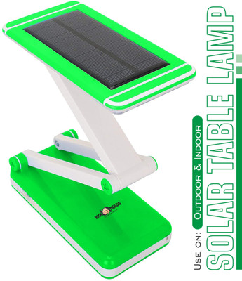 Daily Needs Shop Solar Rechargeable 36 SMD LED 2 Mode Adjustable Solar Table Lamp Extra Bright 4 hrs Bulb Emergency Light(Green)