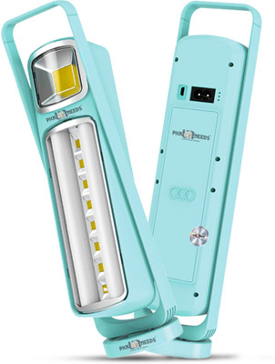 Make Ur Wish Rechargeable Home Emergency 8 SMD+COB+2 Tube LED Floor Lantern Lamp With 8 hrs Lantern Emergency Light(Green)