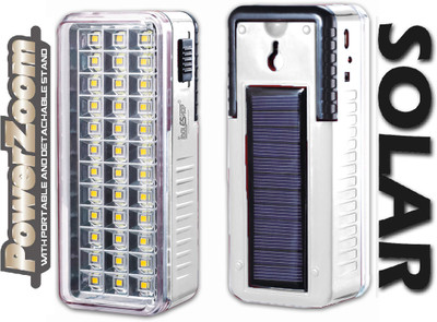 iDOLESHOP Mini Solar High Quality 36High-Bright LED Light with Android Charging Support Rechargeable Emergency Light with Solar 7 hrs Lantern Emergency Light(White)