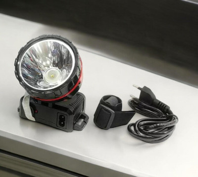 VR Bright Lite Rechargeable Emergency Light (RL_906_Torch_53)_VRBL1218 10 hrs Torch Emergency Light(Black)