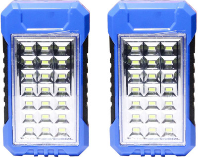 Smuf 21 High Brightness LED With Mobile Charging Power Bank 6 hrs Flood Lamp Emergency Light(Blue)