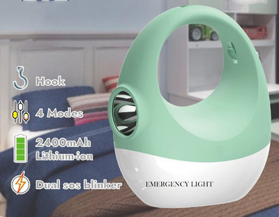 iDOLESHOP TWO IN ONE RECHARGEABLE EMERGENCY LIGHT WITH TORCH WITH DUAL SOS BLINKER 6 hrs Lantern Emergency Light(Multicolor)